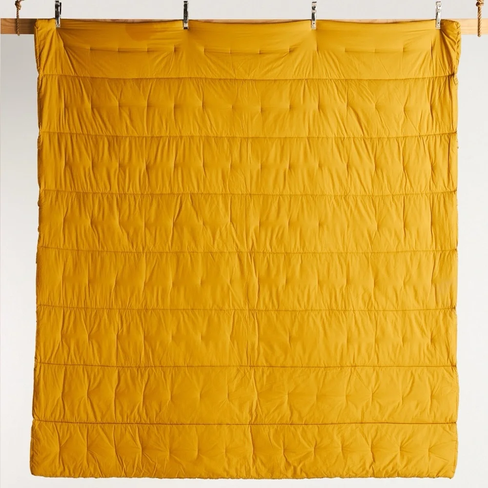 Anthropologie Astride Ruffled Voile Quilt